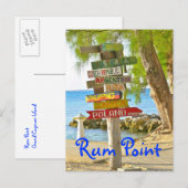 Grand Cayman Island, Rum Point, Briefkaart (Voorkant / Achterkant)