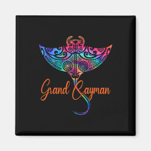 Grand Cayman Islands 2025 Tribal Stingray Family V Magneet