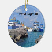 Grand Cayman Keramisch Ornament (Links)