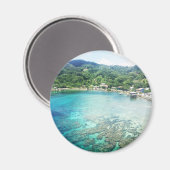 Grand Cayman koraalrif Magneet (Voorkant / Achterkant)