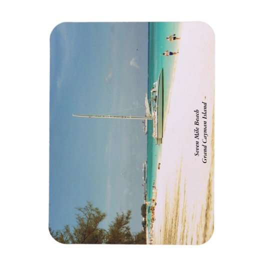 Grand Cayman Photo Magnet Magneet (Verticaal)