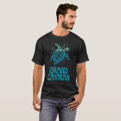 Grand Cayman Souvenir Cayman Islands Sea Turtle Gr T-shirt (Voorkant volledig)