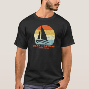 Grand Cayman West Indies  Zeilboot T-shirt
