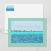 GRAND CAYMAN'S TURQUOISE WATER IS CALLING! BRIEFKAART (Voorkant / Achterkant)
