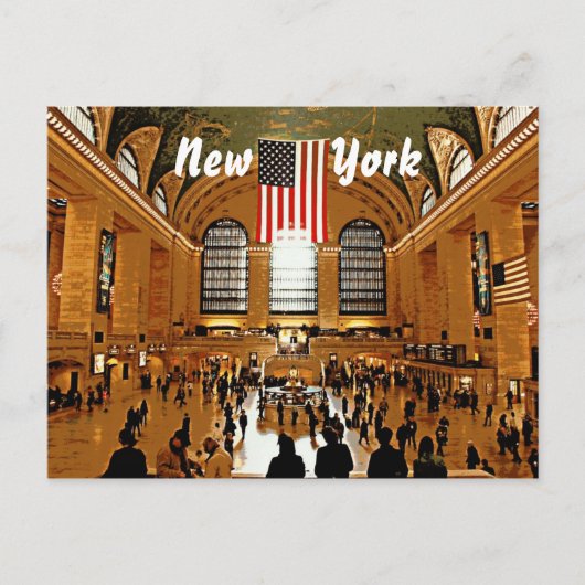 Grand Central Briefkaart (Voorkant)