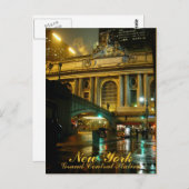 Grand Central Briefkaarten Custom New York Briefka (Voorkant / Achterkant)
