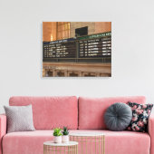 Grand Central Hudson Harlem Train Departures NYC Canvas Afdruk (Insitu (Woonkamer))
