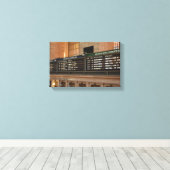 Grand Central Hudson Harlem Train Departures NYC Canvas Afdruk (Insitu (Houten vloer))