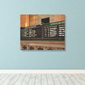 Grand Central Hudson Harlem Train Departures NYC Canvas Afdruk (Insitu (Houten vloer))