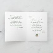 "Grand Central Kerstmis"-feestdag - Stad Feestdagen Kaart (Binnen)