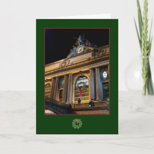 "Grand Central Kerstmis"-vakantiekaart - Kerstmis Feestdagen Kaart