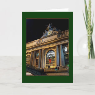 "Grand Central Kerstmis"-vakantiekaart - Seizoen Feestdagen Kaart