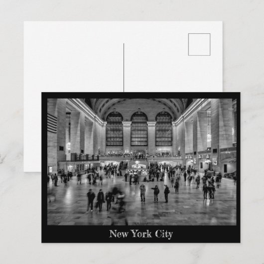 Grand Central, New York City Briefkaart (Voorkant / Achterkant)