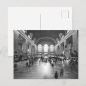 Grand Central Station / Black and White (NYC) Briefkaart (Voorkant / Achterkant)