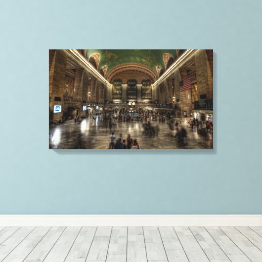Grand Central Station Canvas Afdruk (Insitu (Houten vloer))