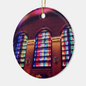 Grand Central Station met kerstlichten Keramisch Ornament (Links)