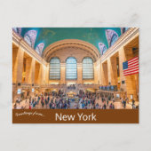 Grand Central Station New York Briefkaart (Voorkant)