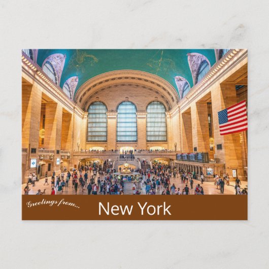 Grand Central Station New York Briefkaart (Voorkant)