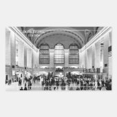 Grand Central Station NYC Rechthoekige Sticker (Voorkant)