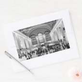 Grand Central Station NYC Rechthoekige Sticker (Envelop)