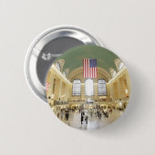 Grand Central Station Ronde Button 5,7 Cm (Voorkant /achterkant)