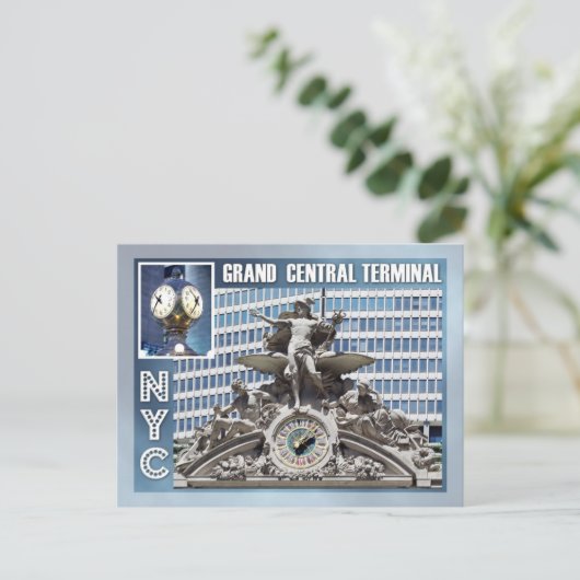 Grand Central Terminal, NYC Briefkaart (Staand voorkant)
