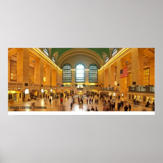 Grand Central Terminal Panorama in New York City Poster (Voorkant)