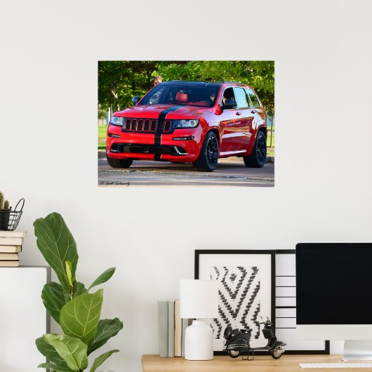 Grand Cherokee SRT8 2012 Poster (Thuiskantoor)