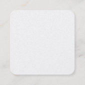  Grand Clock Tower: Art Deco Timekeeper Sticker Vierkante Visitekaartje (Achterkant)