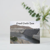 Grand Coulee Dam Travel Foto Briefkaart (Staand voorkant)