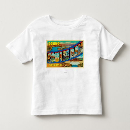 Grand Coulee Dam, Washington 2 Kinder Shirts (Voorkant)