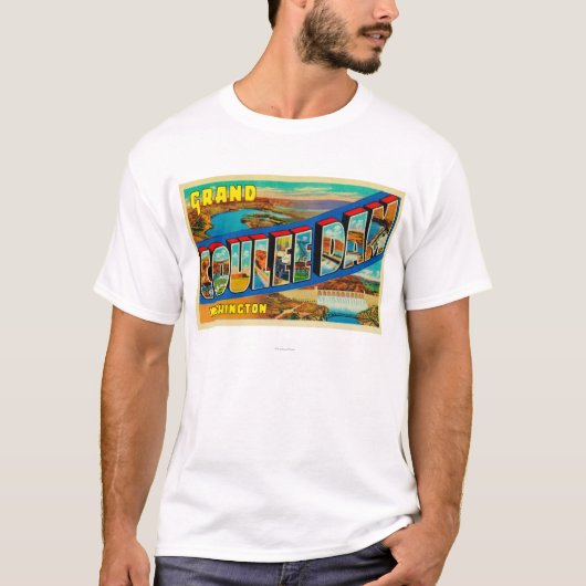 Grand Coulee Dam, Washington 2 T-shirt (Voorkant)