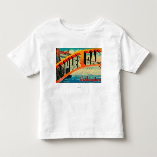 Grand Coulee Dam, Washington Kinder Shirts (Voorkant)