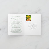 Grand Cru Lily Flower Birthday Kaart (Binnen)