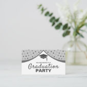 Grand Curtains, Graduation Party Ticket Invitation Informatiekaartje (Staand voorkant)