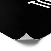 Grand Dad aan de bot Funny Grandpa Pun Dark BG Poster (Hoek)