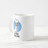 Grand Dad aan de bot Funny Grandpa Pun Koffiemok (Voorkant links)