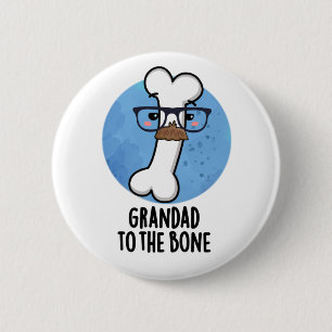 Grand Dad aan de bot Funny Grandpa Pun Ronde Button 5,7 Cm