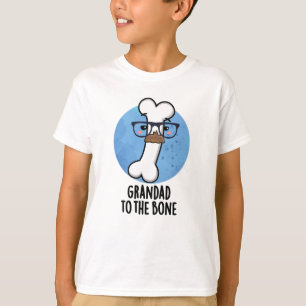 Grand Dad aan de bot Funny Grandpa Pun T-shirt