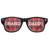 GRAND DADDY retro Shades / Fun Party Sunbribril Retro Zonnebril (Voorkant)