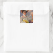 Grand Dame Vierkante Sticker (Tas)