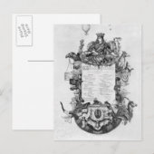 Grand Diner Parisien Briefkaart (Voorkant / Achterkant)