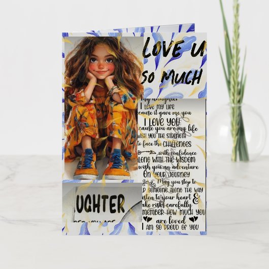 GRAND DOUGHTER-AFBEELDING FOLIE WENSKAART (Voorkant)