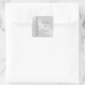 Grand Duchess Silver Scroll Save The Date Sticker (Tas)