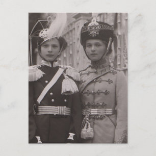 Grand Duchesses Olga & Tatiana in uniform #1 Briefkaart