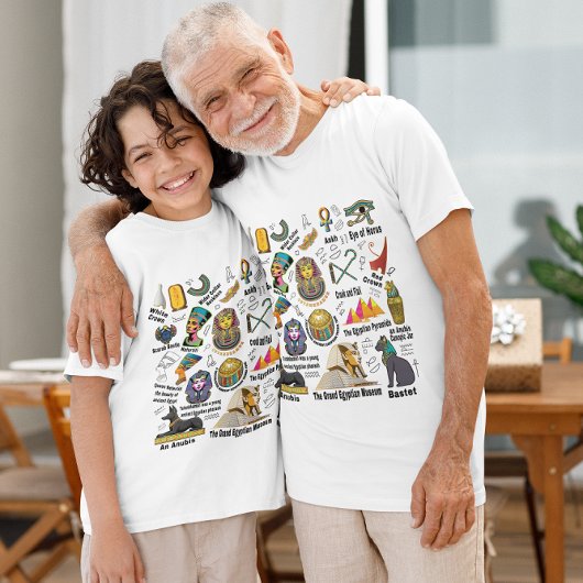 Grand Egyptian Museum Egypt Heritage Design T-shirt