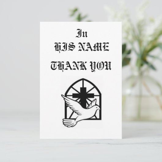 GRAND EMPIRE MONOGRAM SCHATTEN DANK JE KAART (Staand voorkant)