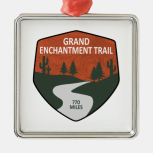 Grand Enchantment Trail Metalen Ornament
