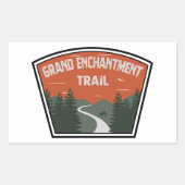 Grand Enchantment Trail Rechthoekige Sticker (Voorkant)