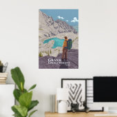 Grand Enchantment Trail Reisposter Poster (Thuiskantoor)